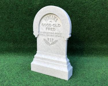 Haunted Mansion “GOOD OLD FRED” Tombstone