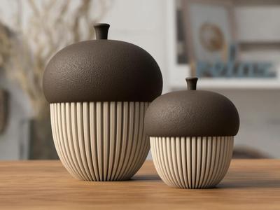 Acorn decoration container (tealight compatible)