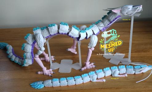 Articulated Kohaku River Spirit Dragon Toy