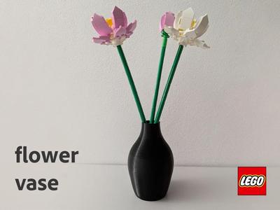 Flower vase for lego