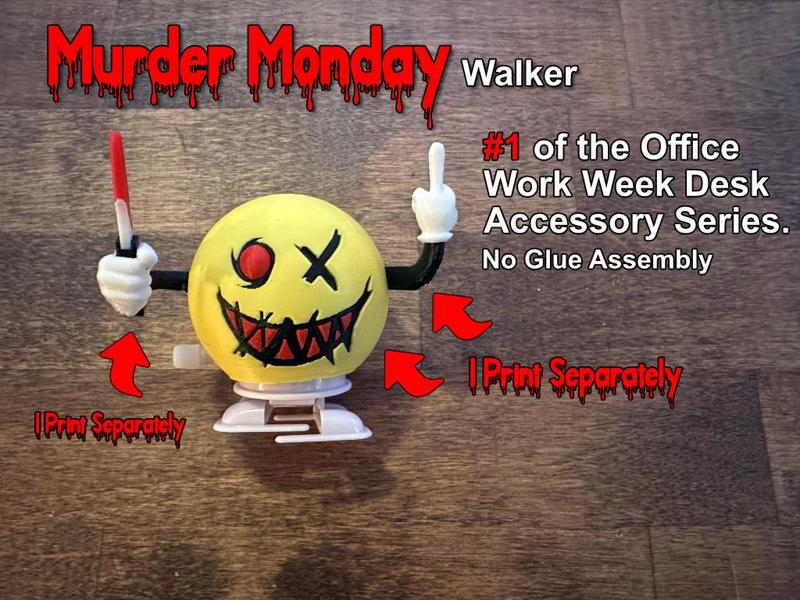 Murder Monday Walker – The Mischievous Desk Buddy