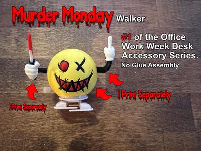 Murder Monday Walker – The Mischievous Desk Buddy