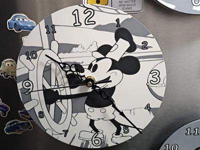 Steamboat Willie Clock