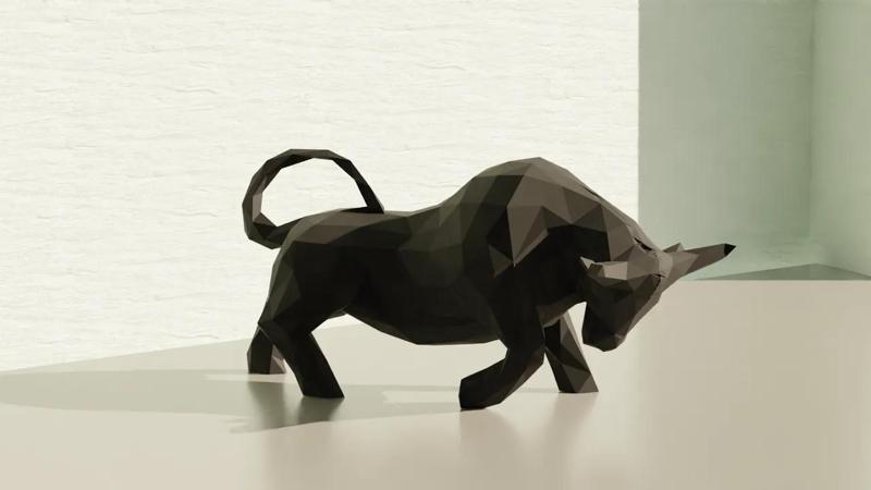 Bull – Low Poly (Decoration)