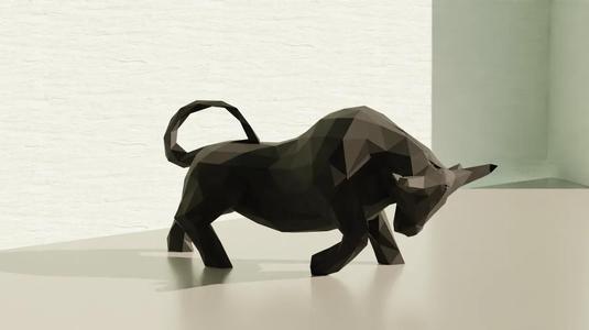 Bull – Low Poly (Decoration)