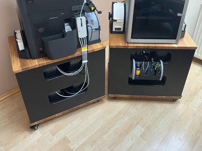 Printed Parts for mobile 4 AMS Rig + Cart Plans