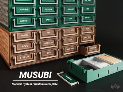 Modular Drawer System / Custom Name / Stackable