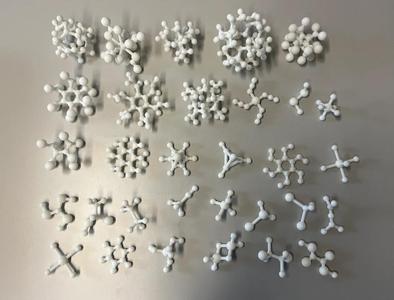 The 32 Crystallographic Point Groups (“molecules” set)