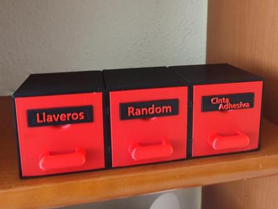 Infinite storage organizer boxes