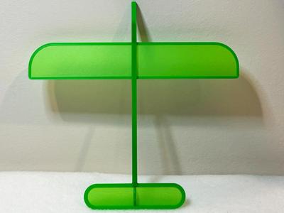 Lightweight toy glider plane