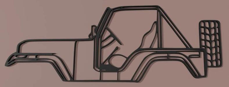 Wall Jeep   