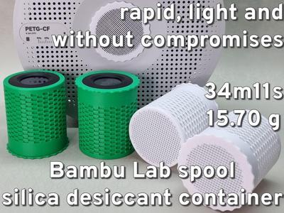 Bambu Lab spool plaid desiccant container V1