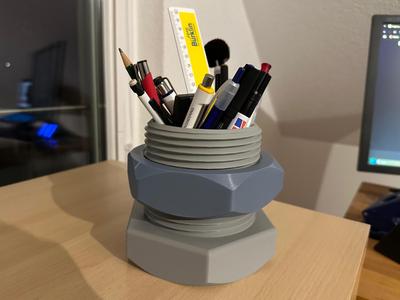 Nut Bolt Desk Organizer