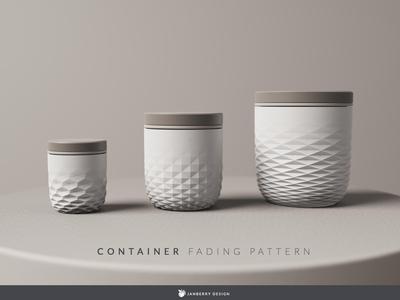 Small Storage Container - Fading Pattern