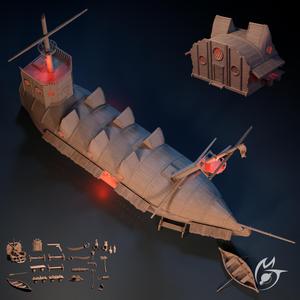 The Pirate Hall Bundle – modular OpenLOCK terrain