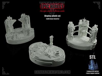 Epic Heresy: Display Plinth Bundle