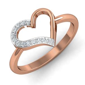 Heart Women Ring Earrings Pendant set 3dm stl 3mf glb render