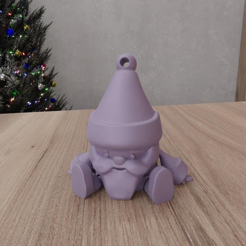 3D Santa Claus Christmas Toy with Playable Parts with 3D Stl Files & Santa Claus Print, 3D Figure, 3D Print File, Gift for Kids, 3D Printing