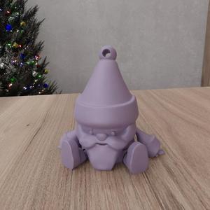 3D Santa Claus Christmas Toy with Playable Parts with 3D Stl Files & Santa Claus Print, 3D Figure, 3D Print File, Gift for Kids, 3D Printing