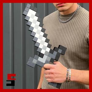 Iron Sword Minecraft Replica Prop