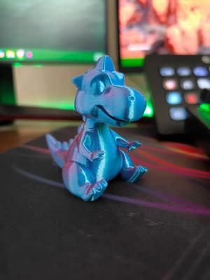 Cute Happy Dino Desk Piece