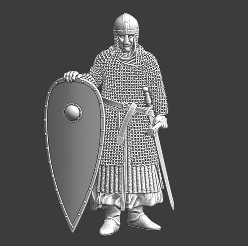 Early medieval crusader – resting