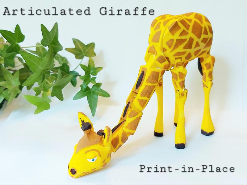 Articulated Giraffe (Print-in-Place)