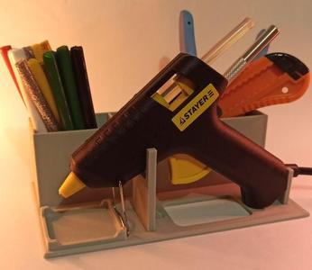 Hot glue gun stand