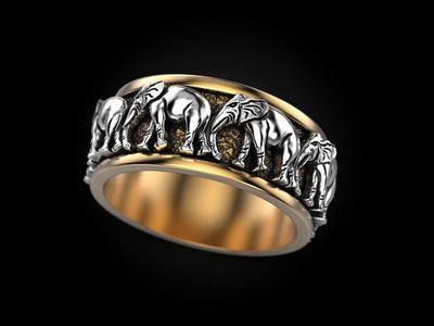 Wedding Rings Elephants Updated