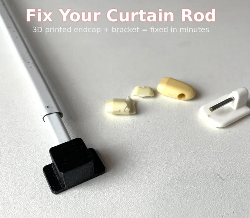 Curtain Rod Bracket / Holder   