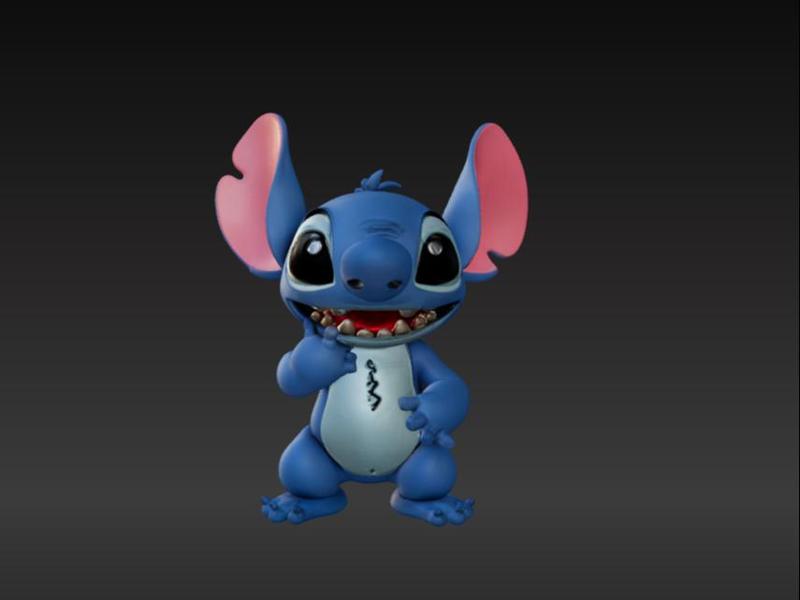 Stitch timide (10cm)