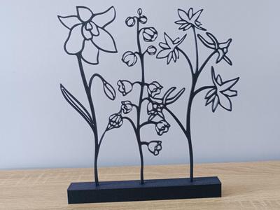Standing flowers