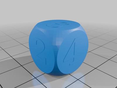 Numbered Die