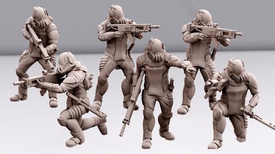 Ska’Darar Space Mercenaries – Fire Support Team