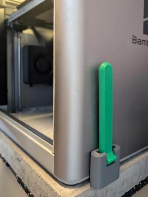 Scraper Holder for CONCRETE SLAB setup | BAMBU LAB