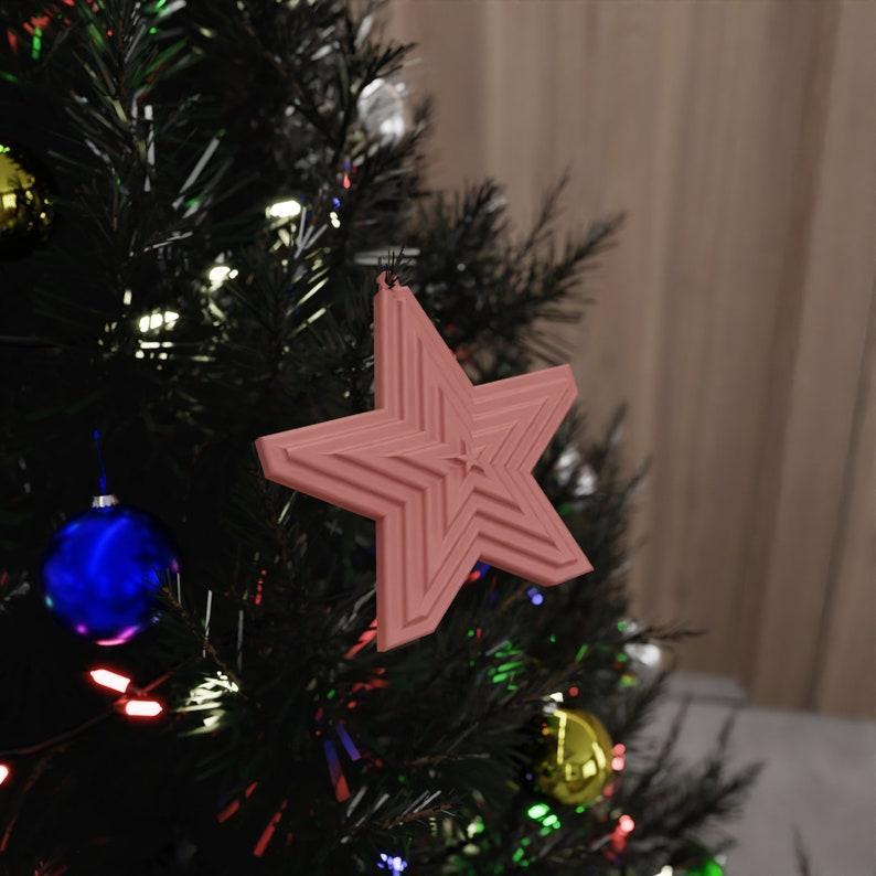 3D Star Christmas Ornament with 3D Stl Files & Christmas Decor, Ornament Art, 3D Print File, Christmas Gift, Tree Ornament, 3D Printing