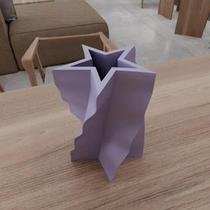 3D Star Shaped Vase with 3D Stl Files & Christmas Decor, Flower Vase, 3D Print File, Christmas Gift, Decorative Vase, 3D Printing, Star Art