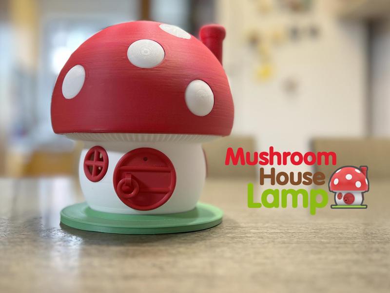 Mushroom House Lamp