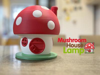 Mushroom House Lamp