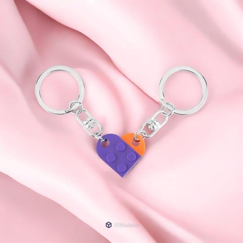 Heart Love Keychain 3D Print Stl File, Valentine Love Print Files