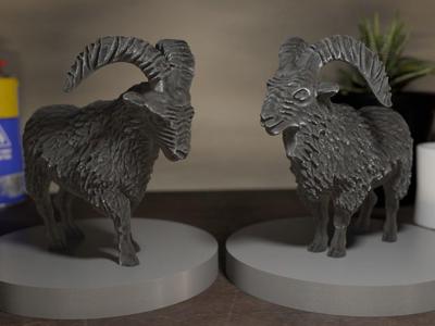 Giant Horned Goat 50mm base (DND / TTRPG)