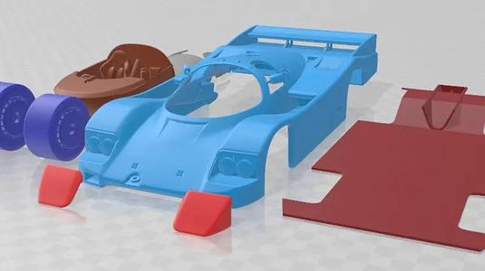 Porsche 962 1984 Printable Car