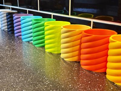 Cloud Spiral Pot or Vase – Accessory Pot!