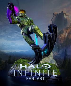 Halo Infinite Fanart – Master Chief 3d print figurine