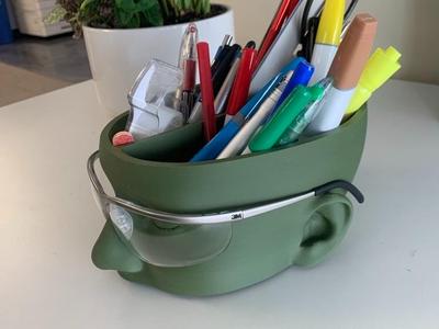 Pencil & Safety Glasses Holder Head