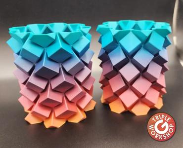 ◇ Sugar Cube Spiral Vases V2 ◇ Up/Down