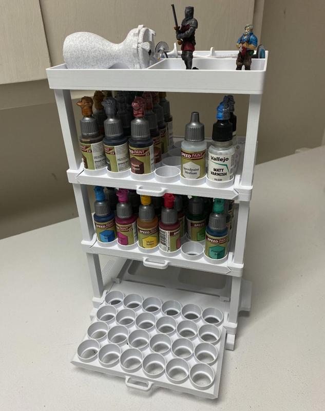 Modular Stackable Paint Trays