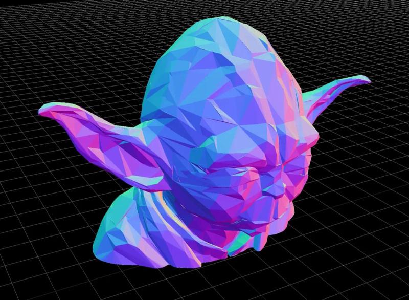 Low Poly Yoda
