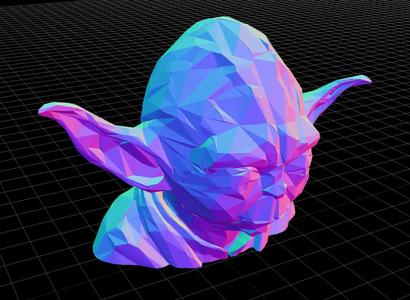 Low Poly Yoda