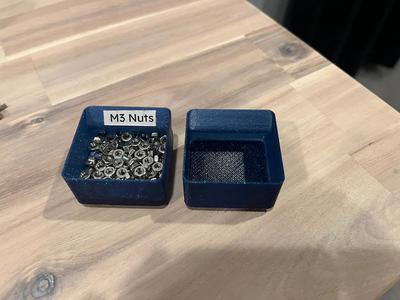 1×1 Short Vase Mode Gridfinity Bin With Magnets